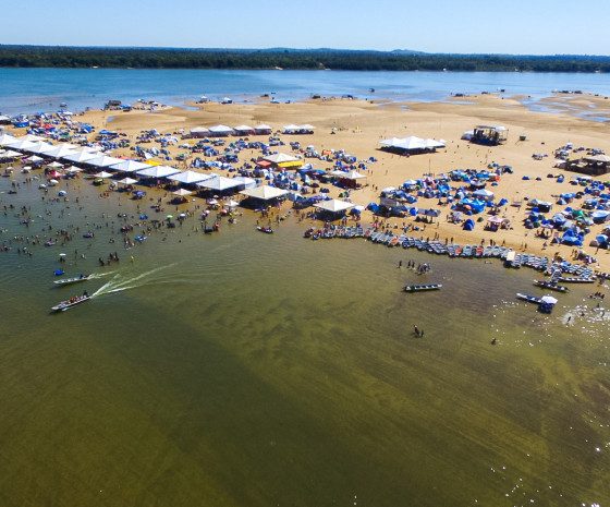 Em Araguanã, a Araguabeach também conta com atrações musicais nesta sexta-feira, 1º de agosto - Foto: Hermes Macedo/Governo do Tocantins