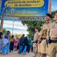 Policiais militares reforçam a segurança no trajeto da romaria para garantir tranquilidade aos participantes - Foto: PMTO/Governo do Tocantins