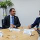 Durante o encontro, o governador também tratou da construção do anel viário no município de Axixá do Tocantins, uma das regiões diretamente impactadas com o aumento no tráfego de veículos pesados - Foto: Thiago Cruz/Governo do Tocantins
