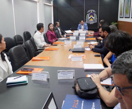 Secretário Carlos Humberto Lima coordenou a reunião com parceiros estratégicos para apresentação dos avanços do Plano Tocantins 2045 , que visa promover o desenvolvimento econômico sustentável de longo prazo - Foto: Sics/Governo do Tocantins