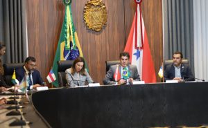 Governador Wanderlei Barbosa participou, nesta terça-feira, 12, em Belém/PA, da 1ª Reunião Ordinária da Assembleia Geral dos Governadores da Amazônia Legal de 2025 - Foto: Esequias Araújo/Governo do Tocantins