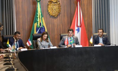 Governador Wanderlei Barbosa participou, nesta terça-feira, 12, em Belém/PA, da 1ª Reunião Ordinária da Assembleia Geral dos Governadores da Amazônia Legal de 2025 - Foto: Esequias Araújo/Governo do Tocantins