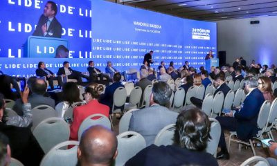 Chefe do Executivo integrou o painel "Sustentabilidade e mudanças climáticas: adaptação às mudanças climáticas, os riscos aos biomas e ao agronegócio" durante o 24º Fórum Empresarial LIDE - Foto: Antonio Gonçalves/Governo do Tocantins