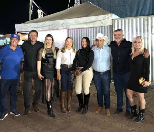 Presidente da Aleto prestigiou programação desta segunda-feira, 11, com o prefeito Zim da Agronorte. Foto Ronaldo Cândido/Ascom Presidência
