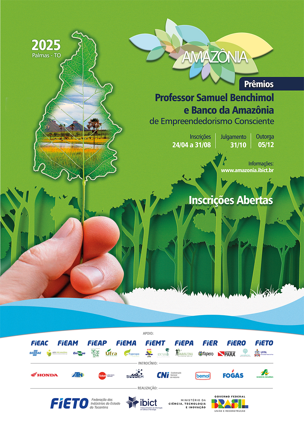 Inscrições para os prêmios Professor Samuel Benchimol e Banco da Amazônia 2025 são prorrogadas até 31 de agosto