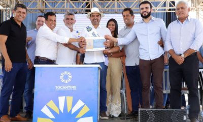 Entrega de reforma de escola em Palmeirópolis - foto Márcio Vieira GovTO