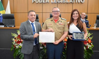 Karina Café, Marilon Barbosa e cel. Peterson Ornelas