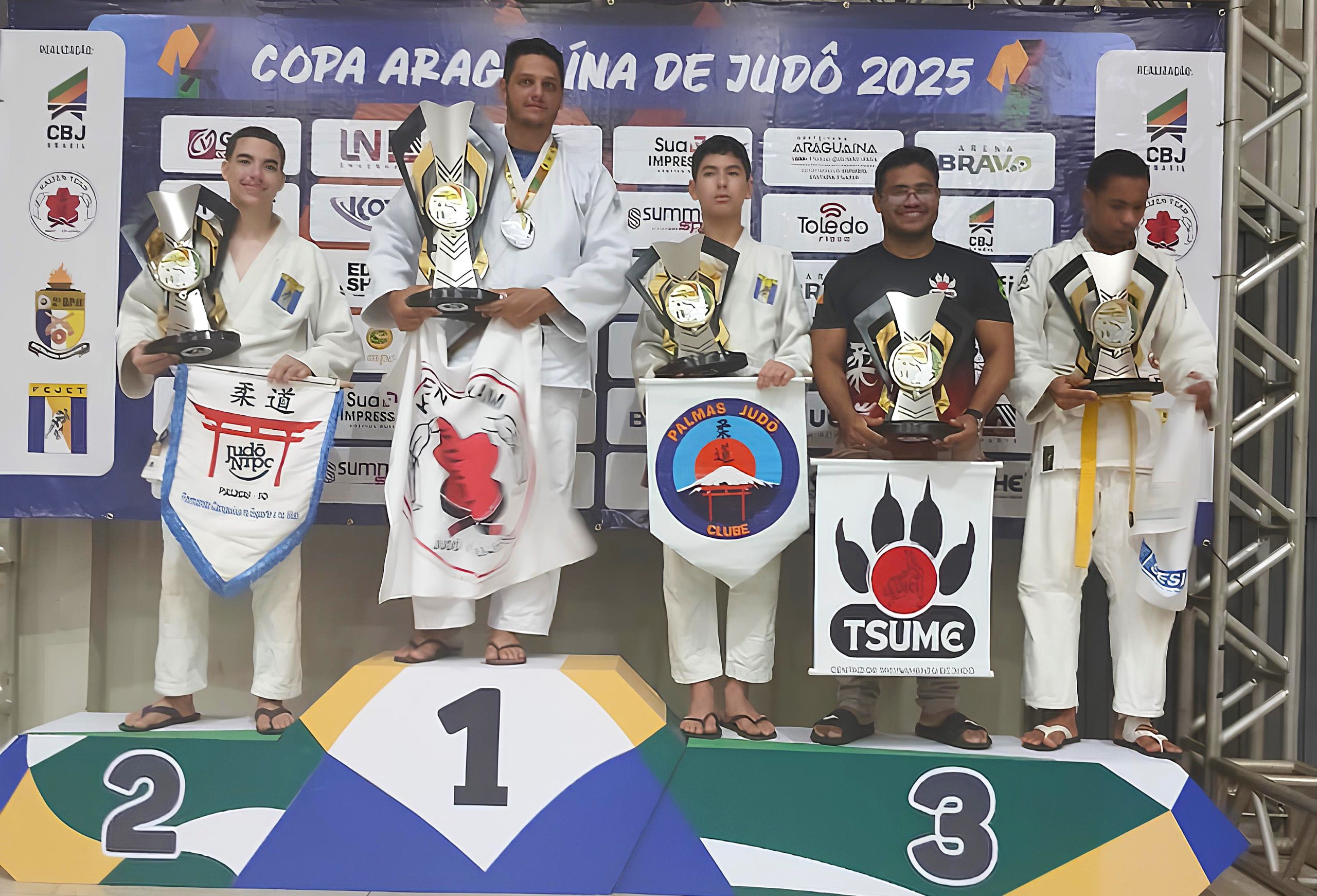 A associação de Judô araguainense sagrou-se campeã do torneio com um total de 22 medalhas de ouro, 10 de prata e quatro de bronze