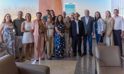 Vice-governador Laurez recebe bispo Dom José Moreira e comitiva de Minas Gerais em missão cultural no Tocantins