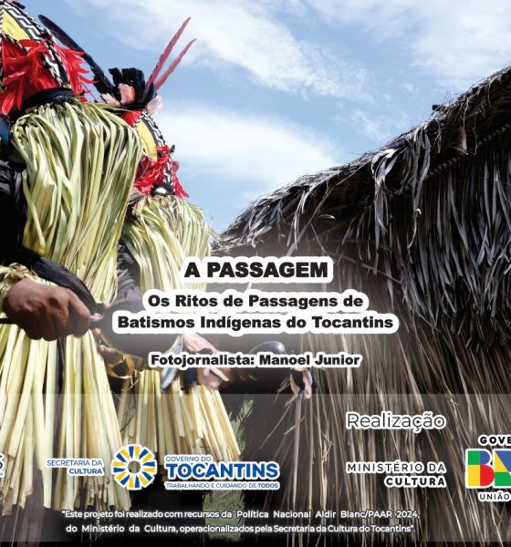 Ritual de batismo indígena documentado em exposição no Tocantins