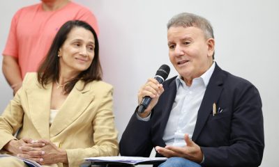 Primeira-dama e secretária de Ação Social, Polyanna Siqueira Campos ao lado do prefeito Eduardo Siqueira Campos – Foto: Flávio Cavalera Parceria 07 agosto