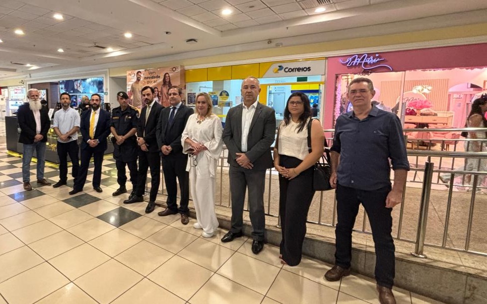 Inauguração da Central de Atendimento da Polícia Federal no Capim Dourado Shopping, em Palmas