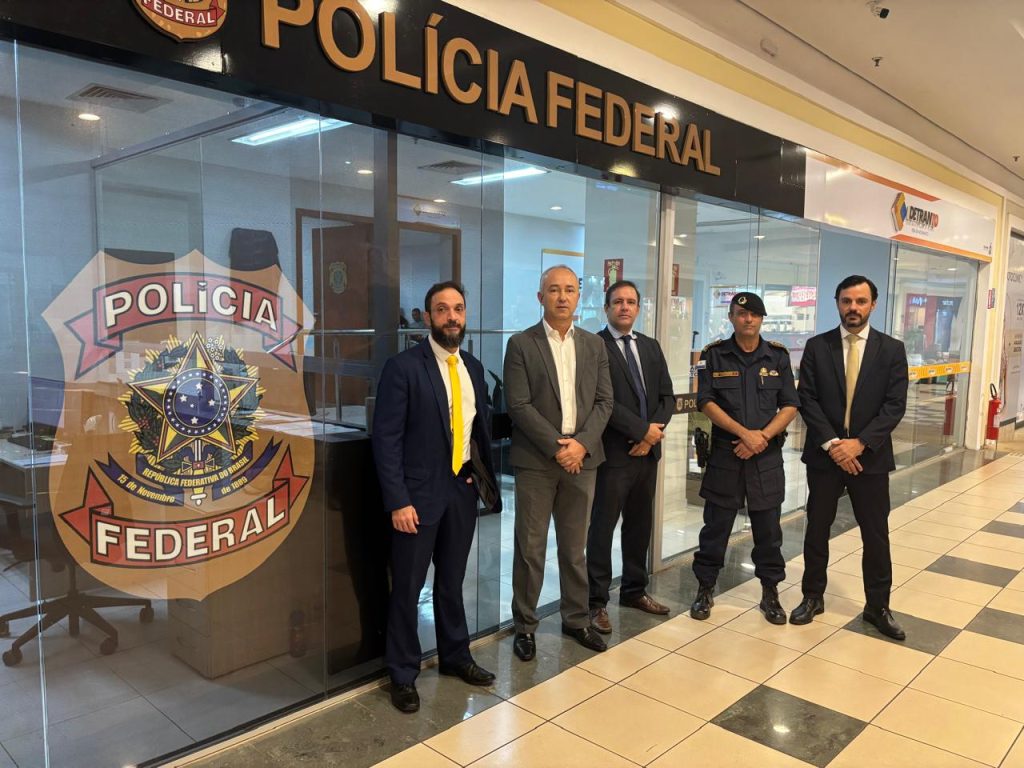 Inauguração da Central de Atendimento da Polícia Federal no Capim Dourado Shopping, em Palmas
