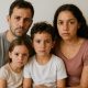 familia com sarampo