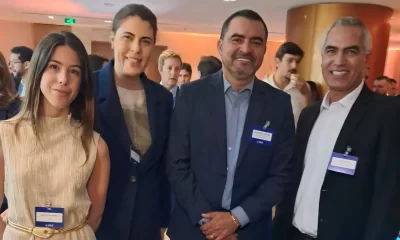 Valentina Doria - Internacional Affairs LIDE, Diva Cordeiro ‐ Presidente do LIDE Tocantins, Wanderlei Barbosa - Governador do Tocantins e Farid Mechqi- Presidente do LIDE Marrocos