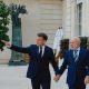 Presidente da França, Emmanuel Macron, e presidente do Brasil, Luiz Inácio Lula da Silva. — Foto: Ricardo Stuckert/ Presidência da República