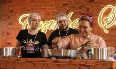 Chef Maria Célia é veterana no FGT, assim como demais competidores do Encontro de Gigantes, todos vencedores de ao menos uma categoria – Foto: Lia Mara