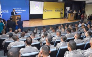Governador Wanderlei Barbosa participa de formatura de 100 profissionais de Nivelamento da Força Nacional - Foto: Antonio Gonçalves/Governo do Tocantins