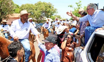 Governador em exercício, Laurez Moreira, participa da Cavalgada de Colinas e destaca a força do agronegócio tocantinense - Foto: Ademir dos Anjos/Governo do Tocantins