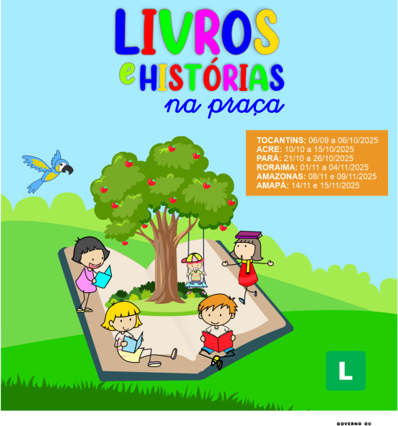Livros e Histórias na Praça