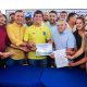 Representando o governador Laurez Moreira, o secretário de Estado dos Esportes e Juventude, Juarez Salim Moreira, acompanhou o ministro do Esporte, André Fufuca,nos lançamentos de obras esportivas em Palmas e Porto Nacional - Crédito: Ezequias Araújo/Governo do Tocantins
