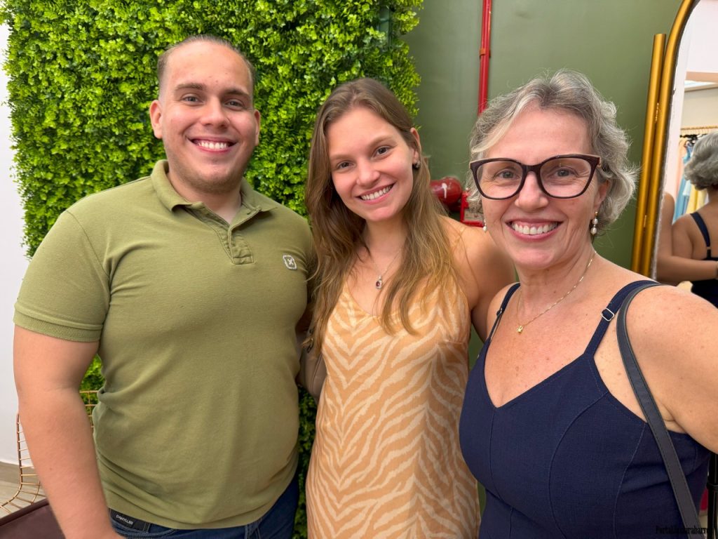 Luciene Fick Ceo da Sestini, Hope e Track Field e seus filhos Natalia e Lucas