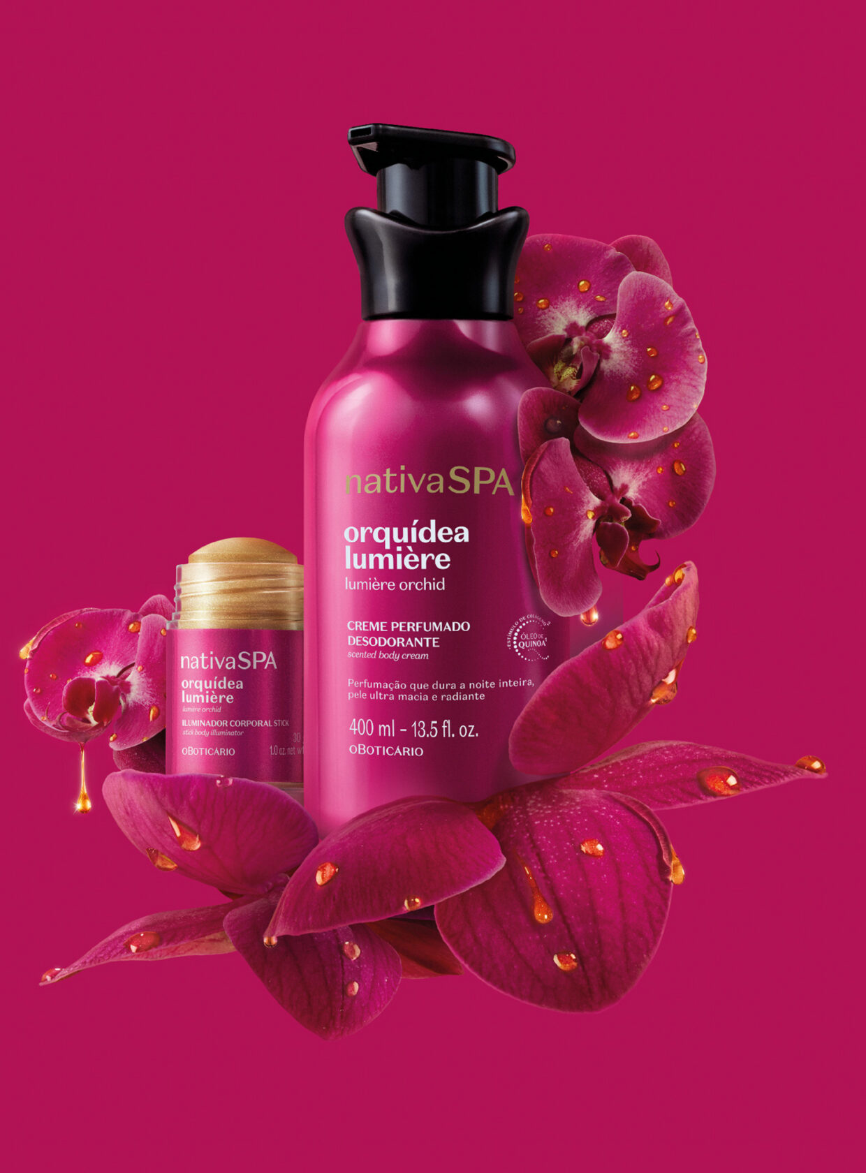 O Boticário lança Nativa SPA Orquídea Lumière com brilho duradouro – Portal Jaciara Barros O Boticário apresenta Nativa SPA Orquídea Lumière