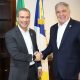 Governador Laurez Moreira reforçou o diálogo com o presidente do BRB, Paulo Henrique Costa, com foco na ampliação de investimentos em industrialização e agronegócio - Ademir dos Anjos/ Governo do Tocantins
