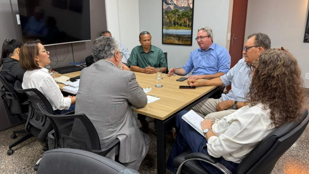 Esta foi a primeira reunião do novo gestor da Semarh com o Consórcio de Desenvolvimento da Região Sul e Centro-Oeste do Tocantins (Coder/TO). Luiza Caetano / Governo do Tocantins.