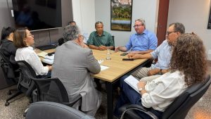 Esta foi a primeira reunião do novo gestor da Semarh com o Consórcio de Desenvolvimento da Região Sul e Centro-Oeste do Tocantins (Coder/TO). Luiza Caetano / Governo do Tocantins.