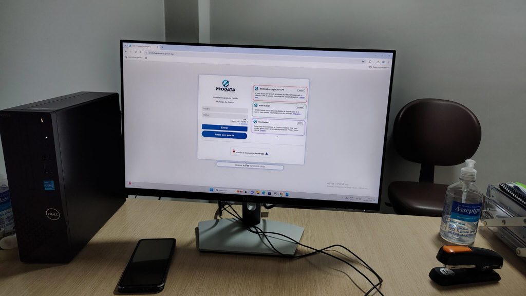 Com a integração ao GOV.BR, servidores municipais passam a acessar os sistemas de Palmas com mais agilidade e segurança – Foto: Renata Pessoa