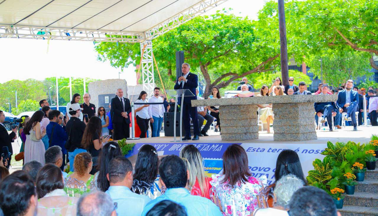 Governador Laurez Moreira celebra 37 anos do Tocantins e anuncia foco na industrialização e infraestrutura do estado - Foto: Hiroshi Fukushima/Governo do Tocantins