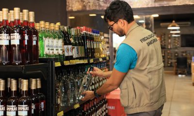 Fiscalização tem foco em bebidas destiladas, dado o contexto de alerta nacional em função de produtos adulterados – Foto: Lia Mara
