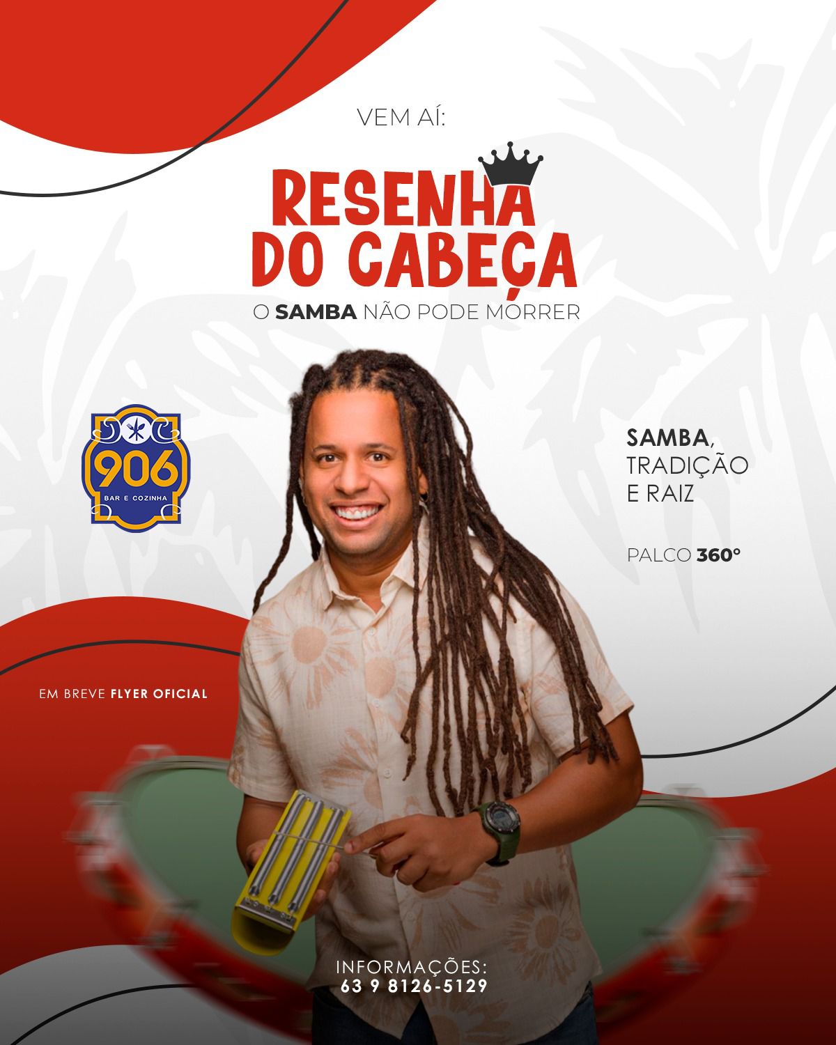 Resenha do Cabeça celebra o samba de raiz em Palmas – Portal Jaciara Barros Resenha
