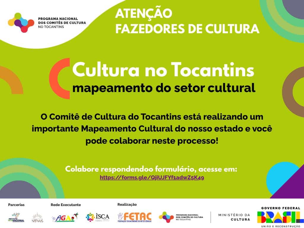Comitê de Cultura no Tocantins realiza mapeamento cultural
