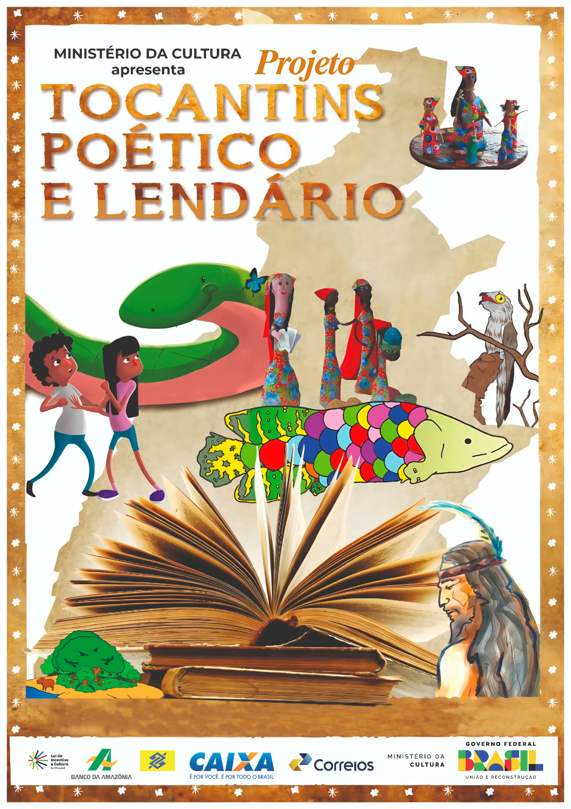 Tocantins Poético e Lendário” retoma circulação com saraus e biblioteca itinerante em 30 municípios do Norte do País