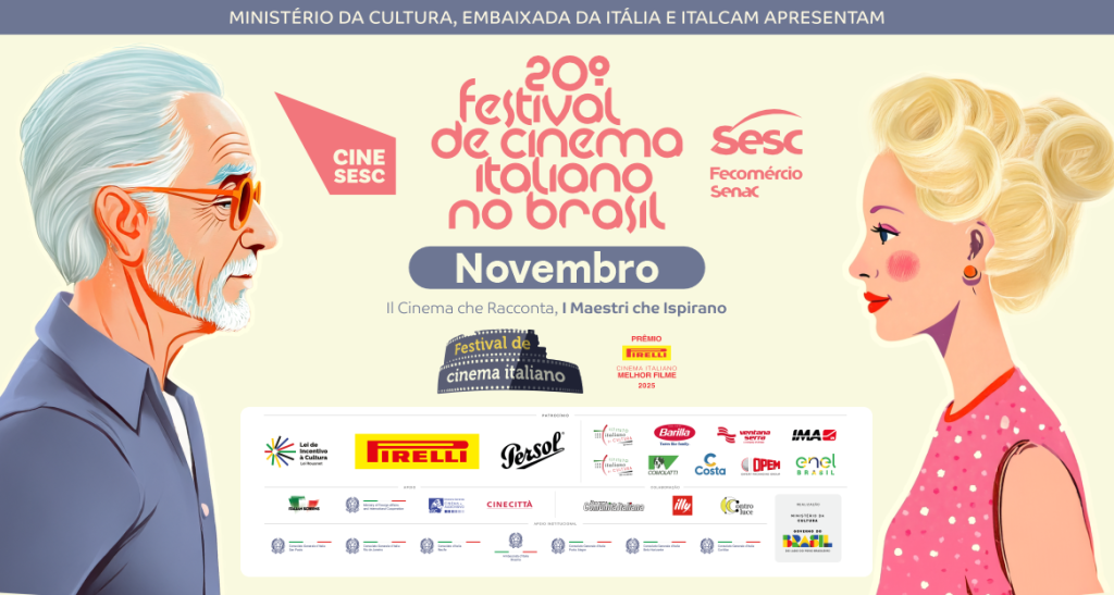 Sesc Tocantins recebe o 20º Festival de Cinema Italiano no Brasil