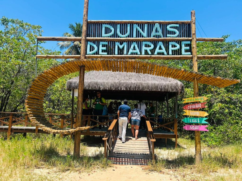 Dunas de Marapé – reúne  beleza exuberante e tranquilidade. Foto: Wilson Soares