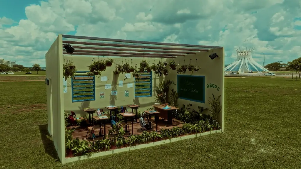 UNICEF Estufa Improvável mostra impacto do calor na educação