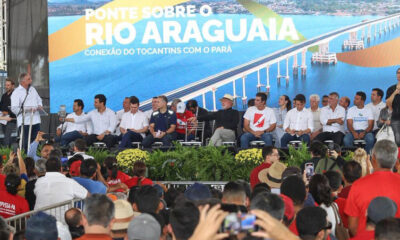 Governador Laurez Moreira celebra a entrega da maior obra de integração entre Tocantins e Pará, destacando a realização de um sonho histórico da população - Foto: Ademir dos Anjos/Governo do Tocantins