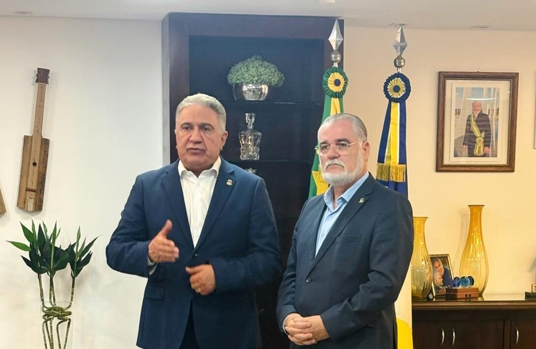 Gov Laurez Moreira e Pres Portilho Prado - Lançamento Renegociação 2025 - - Foto Dock JR (Governo do Tocantins)