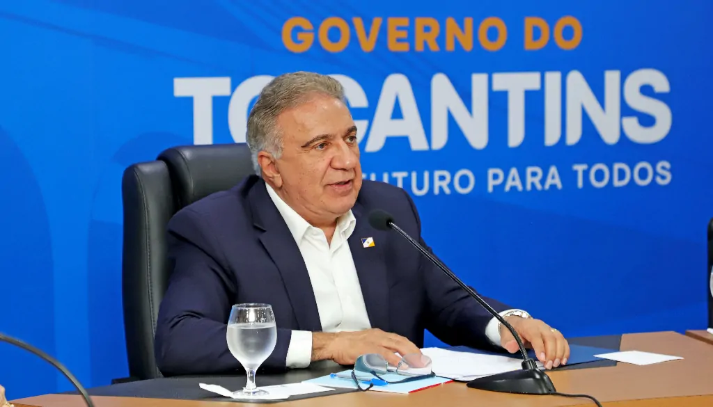 Governador Laurez Moreira apresentou à imprensa nesta segunda-feira, 24, na Sala de Reuniões do Palácio Araguaia, a nova conduta da gestão do Igeprev-TO