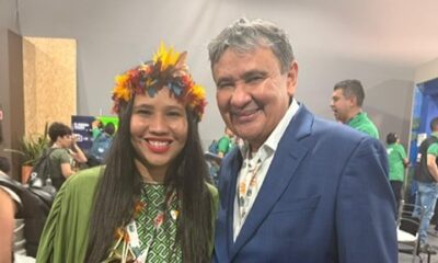 Secretária Narubia Werreria em diálogo com o ministro Wellingto Dias - Foto Ascom-Sepot