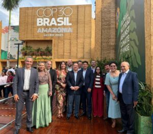 Rayley Luzza representa o SENAR Tocantins na COP30, integrando a comitiva do Sistema CNA/SENAR em Belém. Foto: Divulgação/SENat