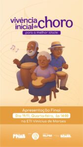 Para Landinho, levar o Choro aos idosos é gesto de reconhecimento e pertencimento.