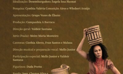 Uma mulher com uma cesta na cabeça