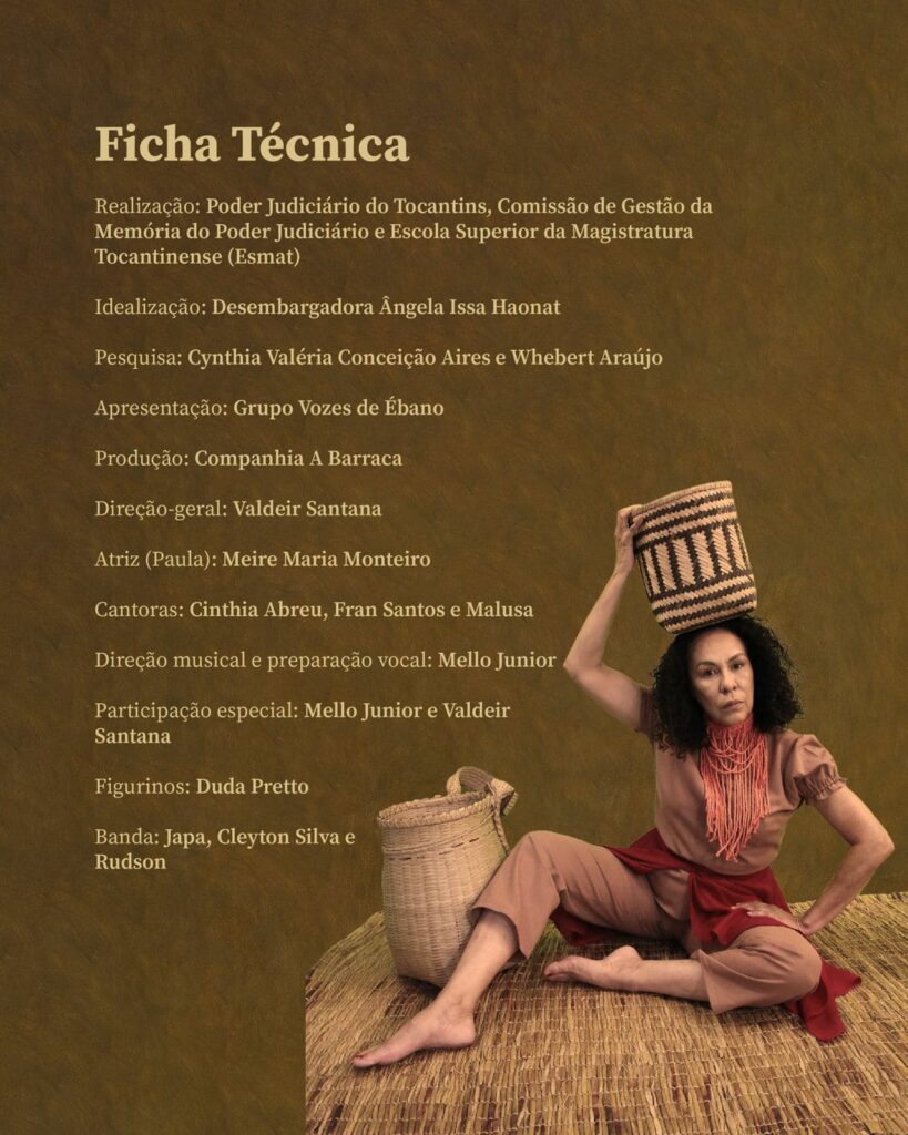 Uma mulher com uma cesta na cabeça