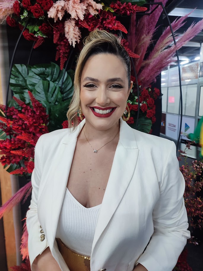 Munyque Fernandes, comunicadora admirada por sua credibilidade e sensibilidade. Foto: Portal Jaciara Barros.