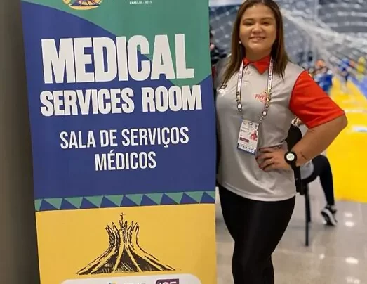 Fisioterapeuta Talita Brunes se destaca no Mundial de Futsa