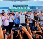 Governador Wanderlei Barbosa e ministro Renan Filho entregam nova ponte JK